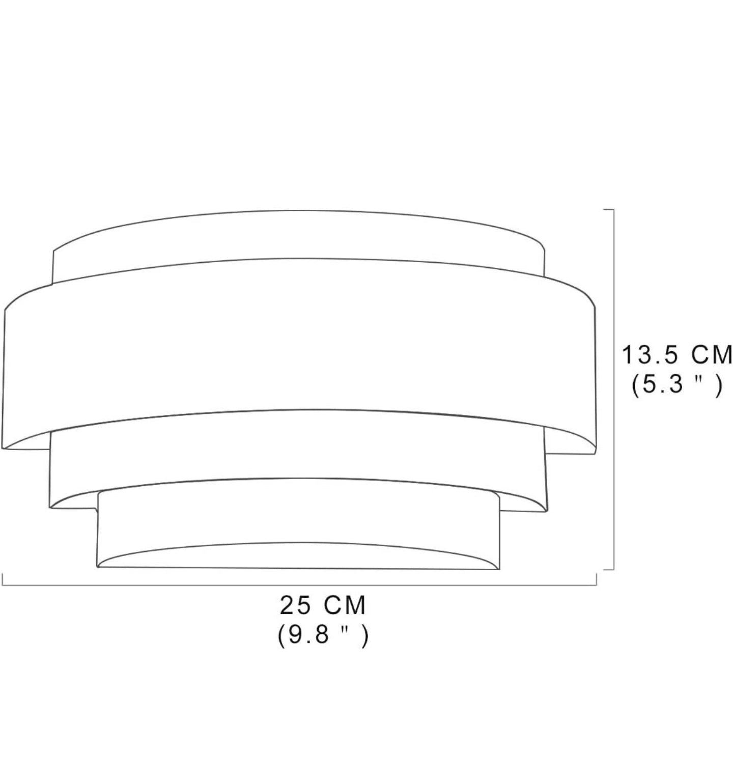 APLIQUE MODERNO DE MEDIALUNA PARA PARED (2 UNIDADES)