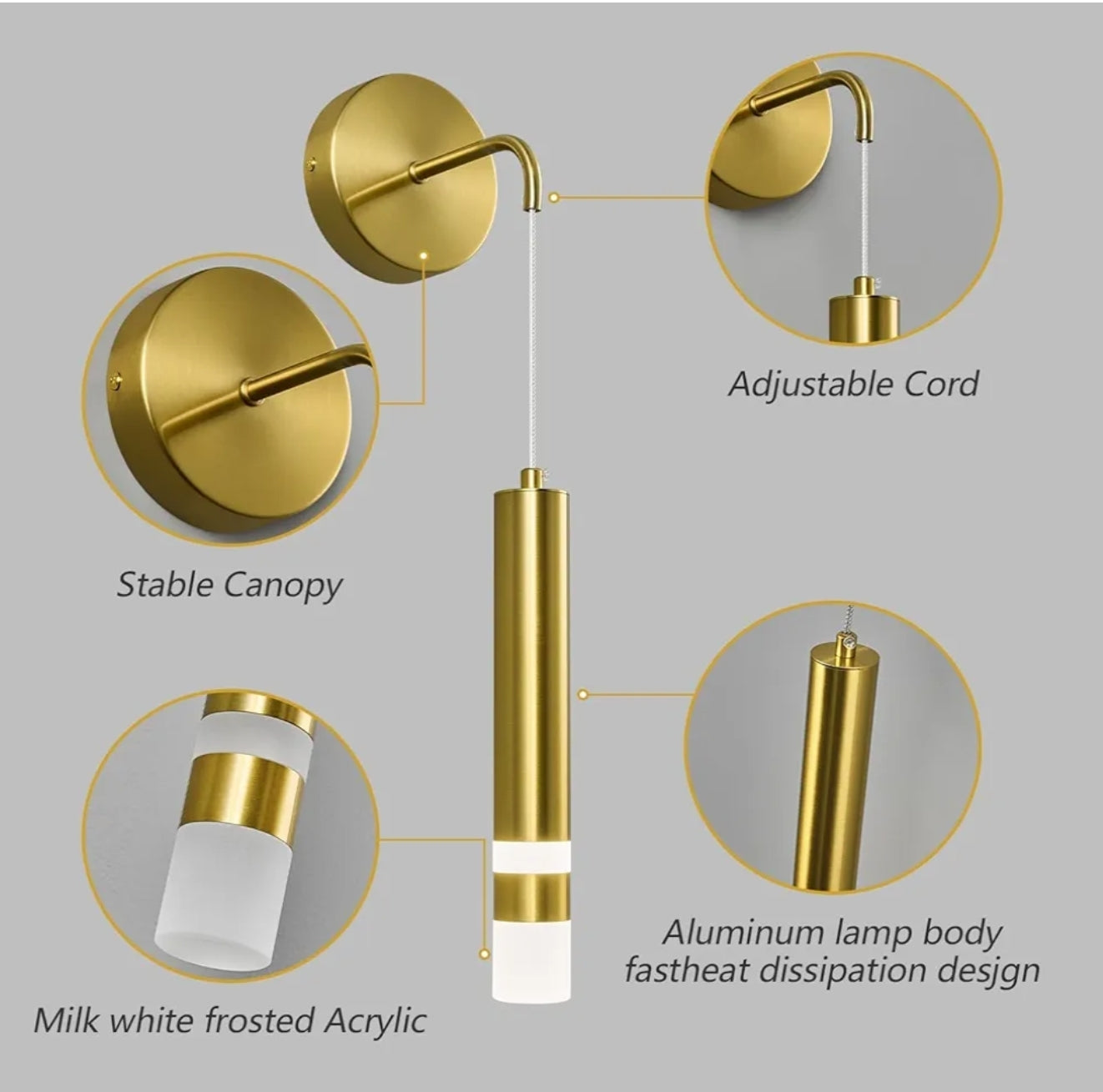 LAMPARA LED COLGANTE MODERNA